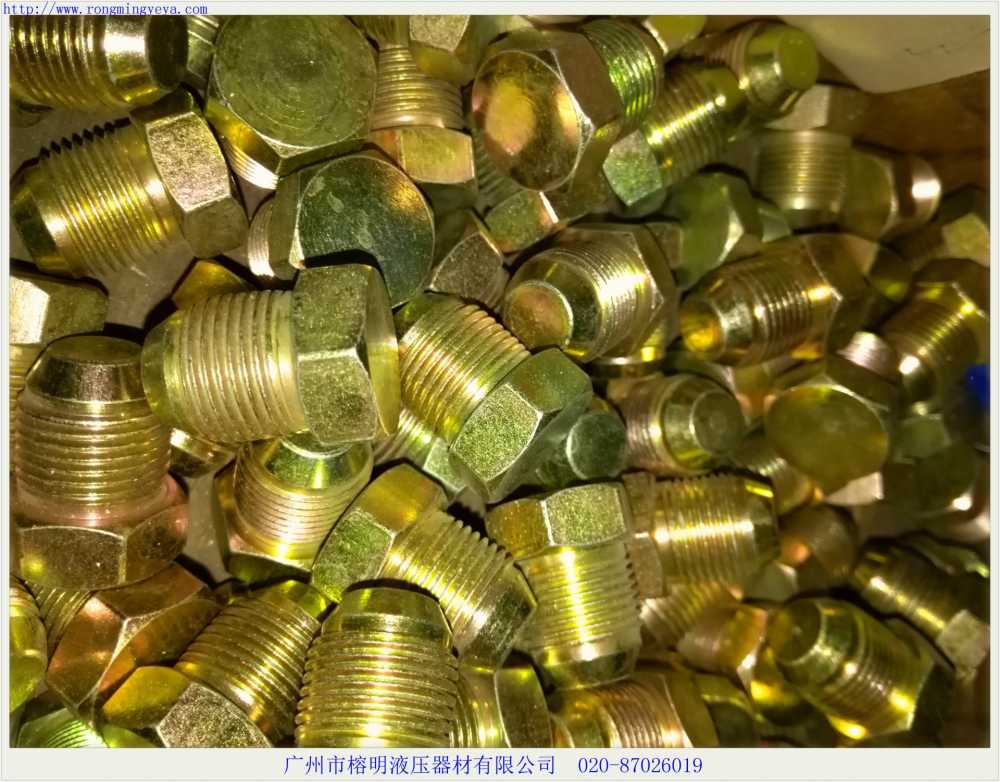 D型日本公制外螺纹60°度不锈钢外六角堵头